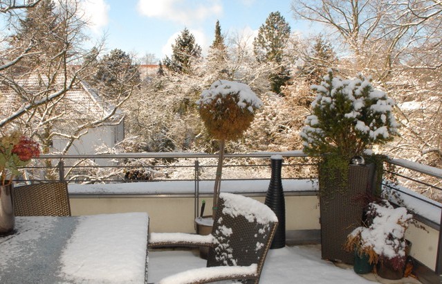 Votre balcon en hiver